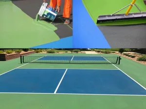 Thi công sơn sân Pickle ball