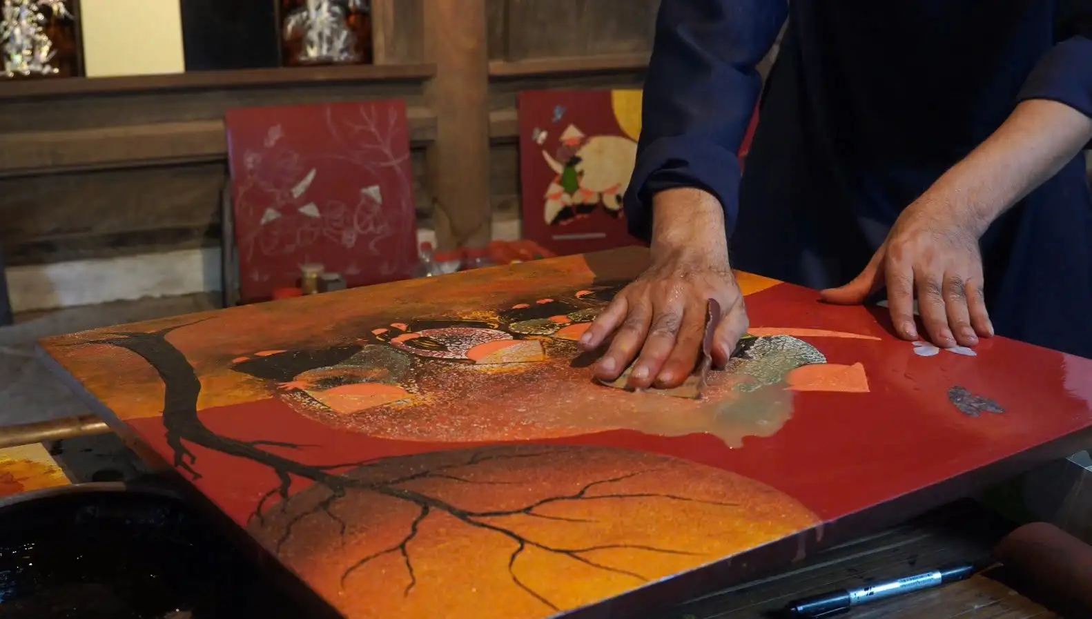 Mài mặt tạo phẳng nghệ thuật